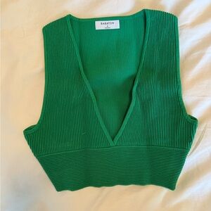 Babaton Vibrant Green Crop Top
